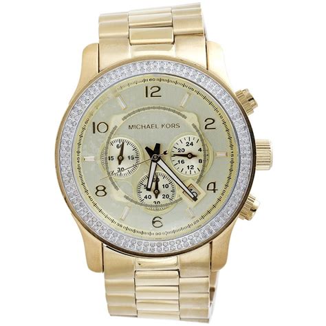 diamond michael kors watch men's|gold mk watch for men.